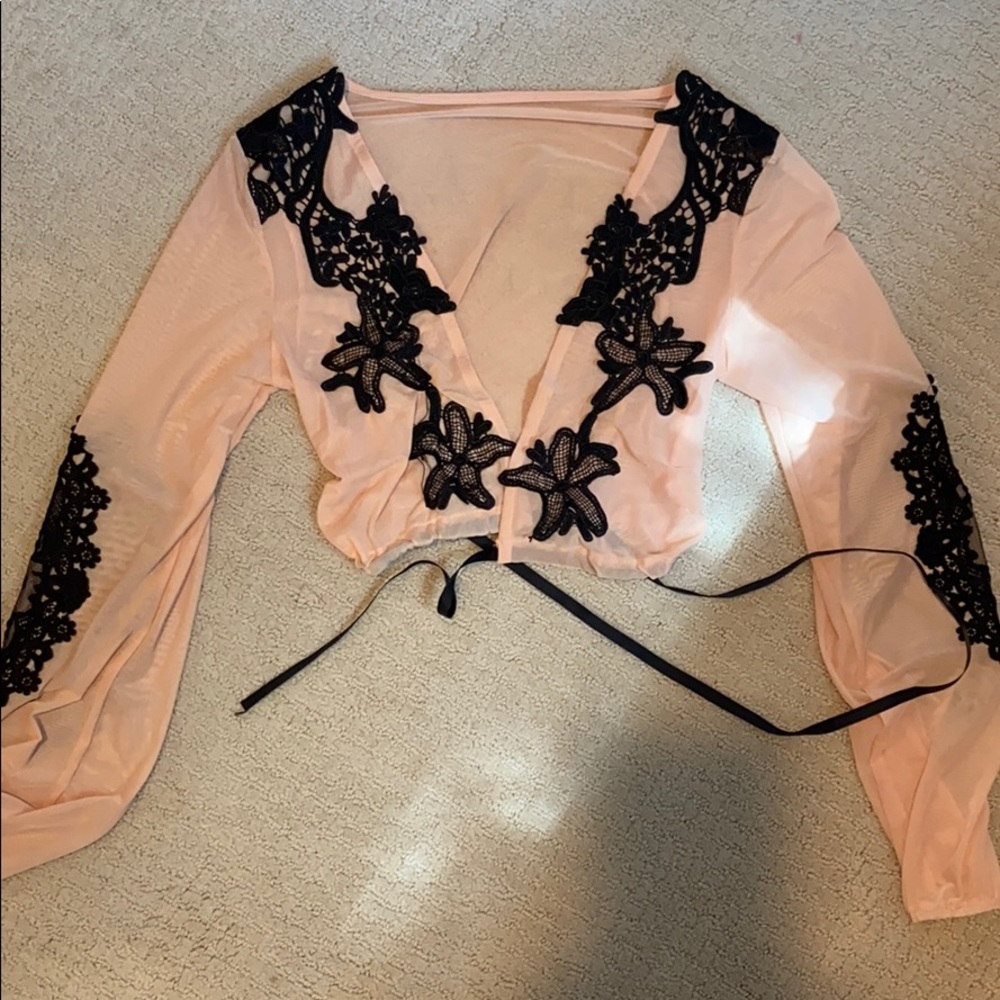 Sheer blouse